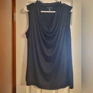 Worthington Black Sleeveless Blouse